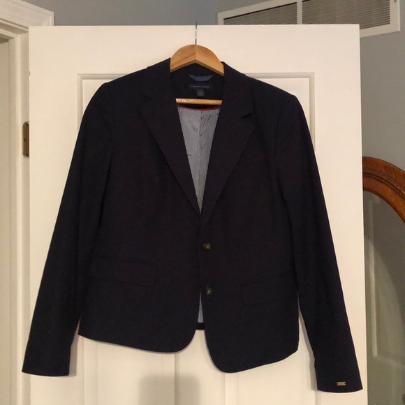 tommy hilfiger navy blazer